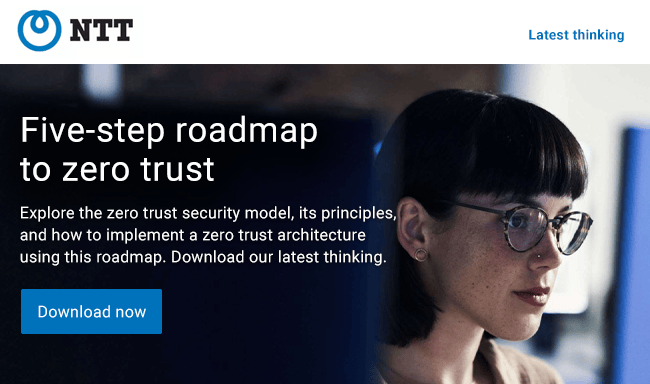 Five-step road map to zero trust. Download now.