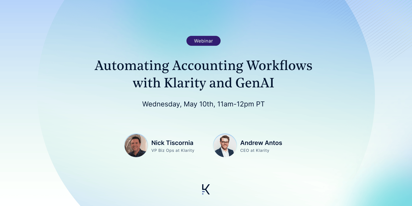 Automating Accounting Workflows with Klarity and GenAI