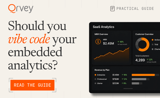 Qrvey - Should you vibe code your embedded analytics?