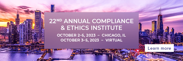22nd Annual Compliance and Ethics Institute