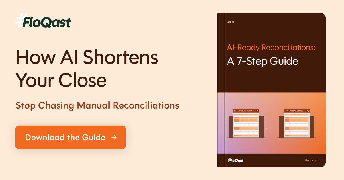 FloQast: How AI Shortens Your Close. Download the Guide.