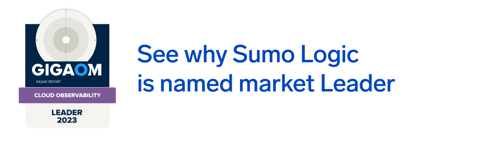 See why Sumo Logic is named market Leader
