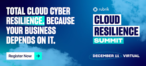 Total cloud cyber resilience because your business depends on it.
