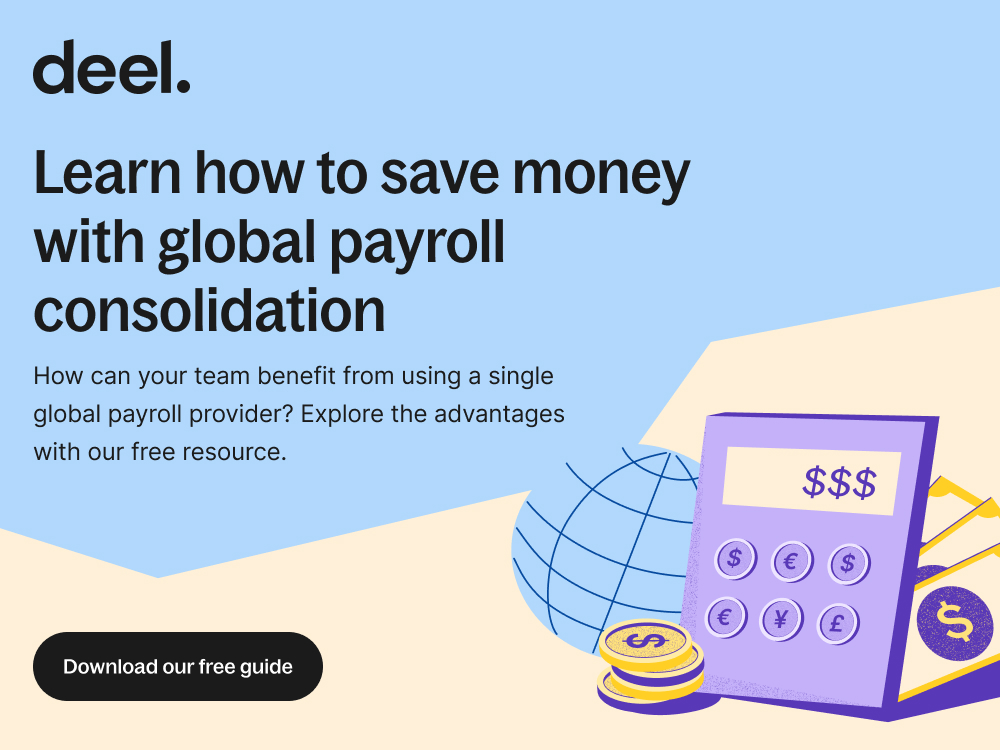 Learn how to save money with global payroll consolidation