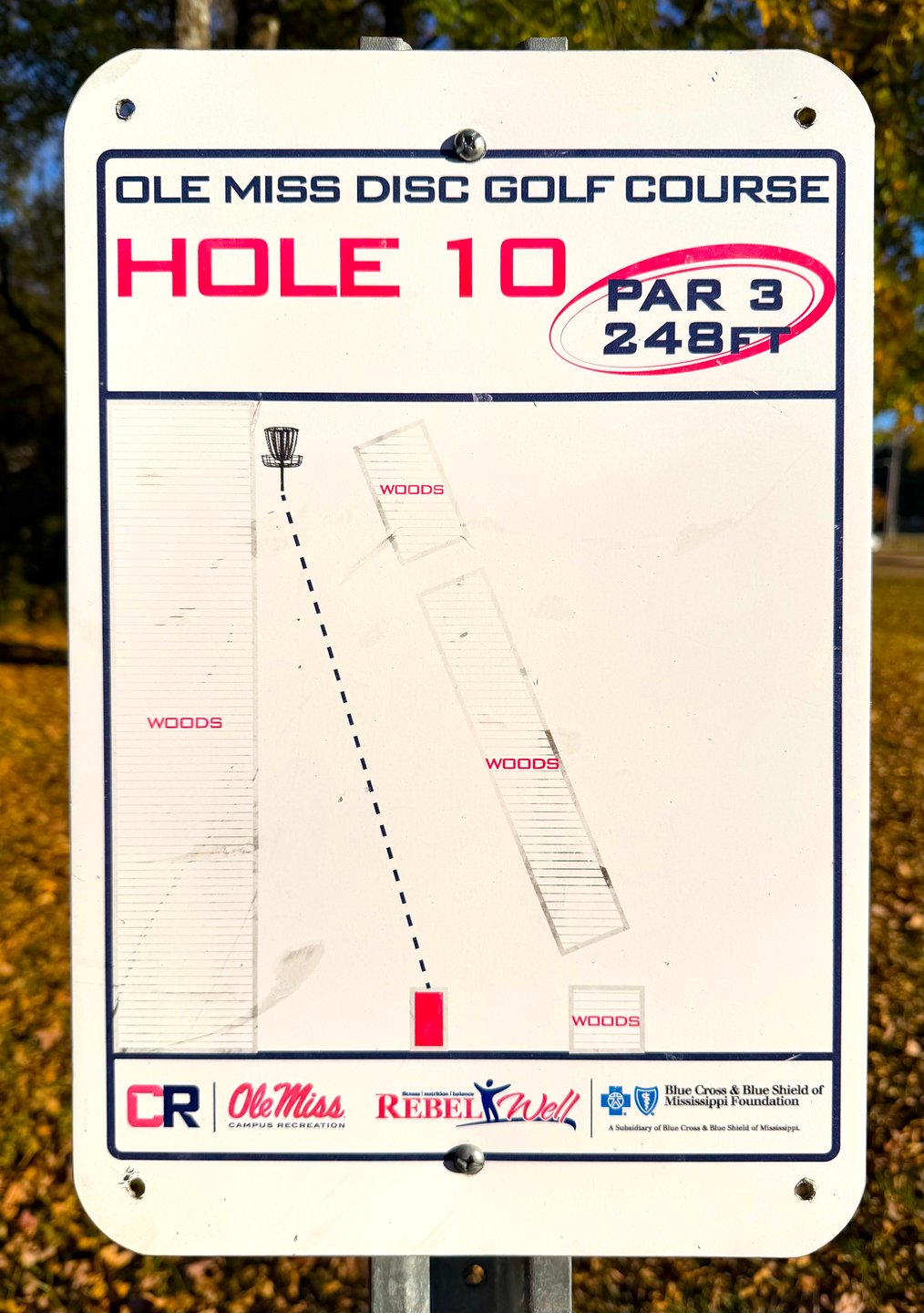Hole 10 Sign