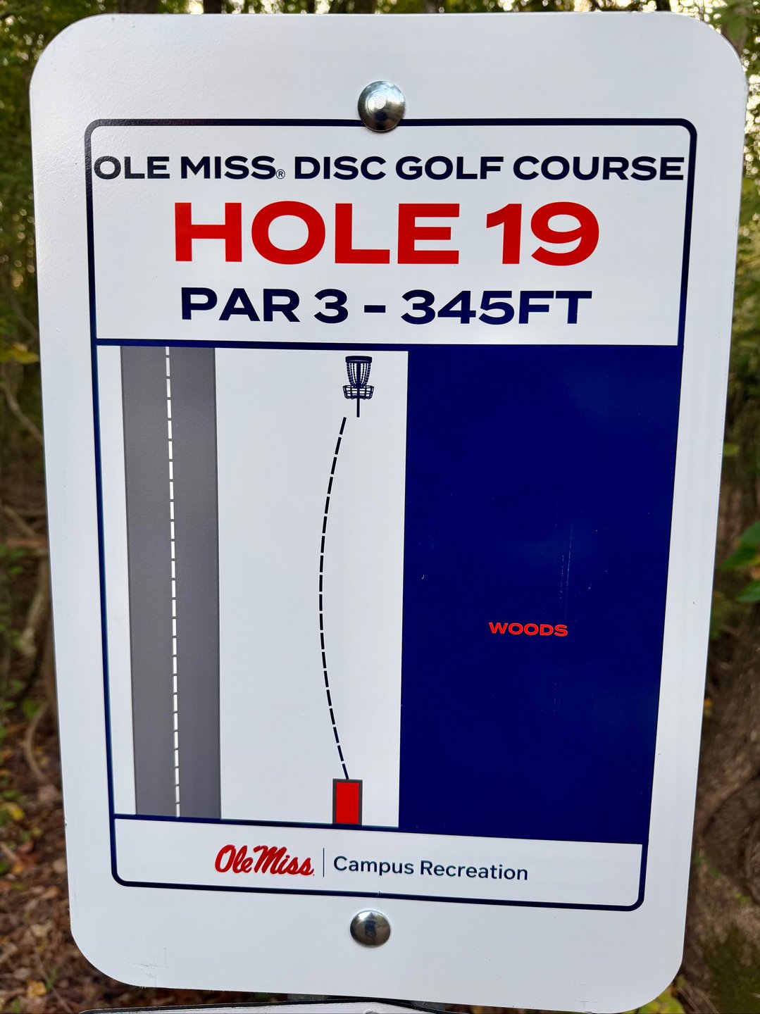 Hole 19 Sign
