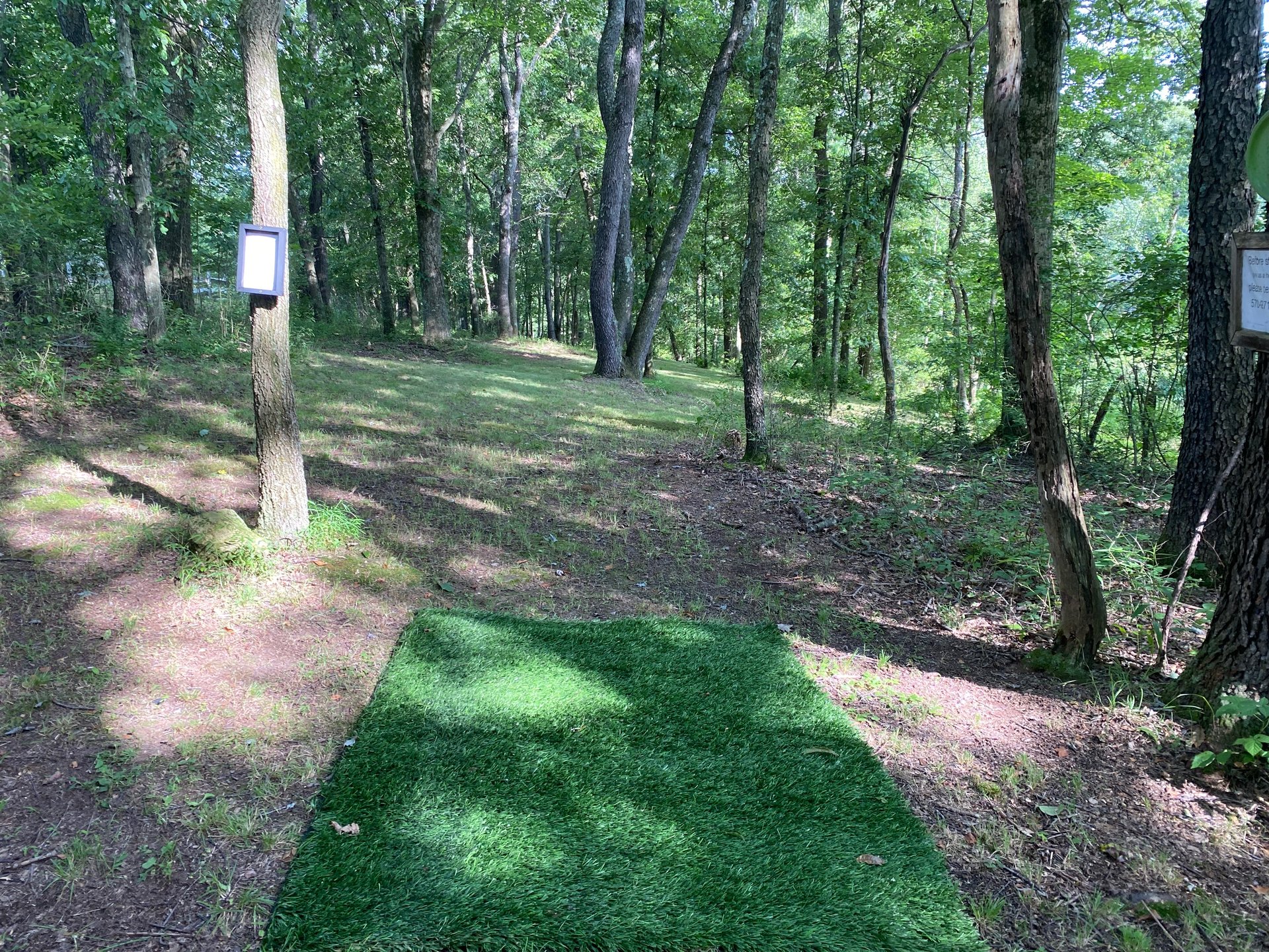 Please contact Frap before playing  # on sign 