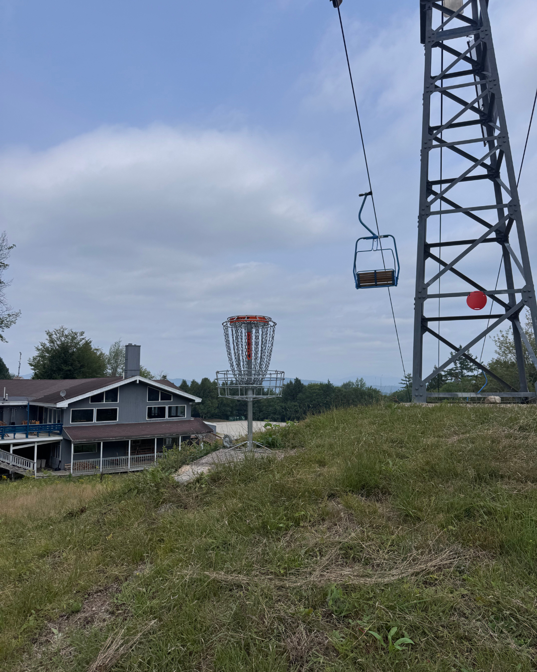 Hole 9 basket