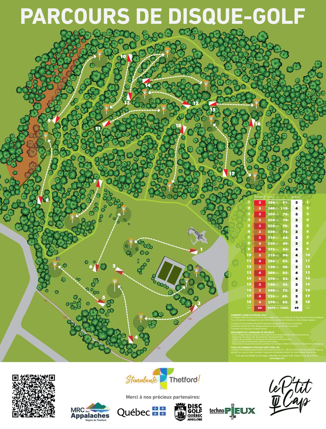 Carte de parcours 2025. Course map 2025.