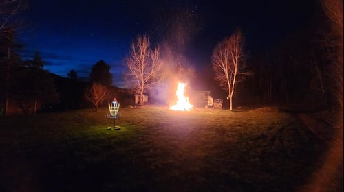 Bonfire and glow practice.. 