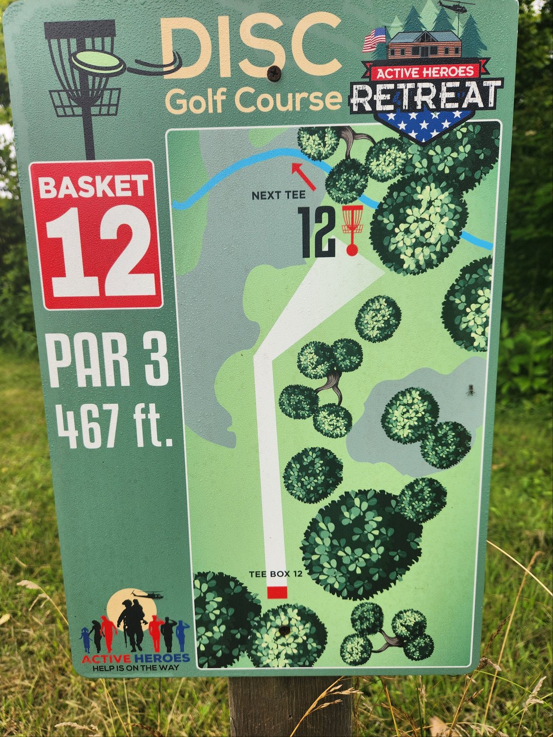 Tee sign
*Hole 12 is not playable tat this moment*