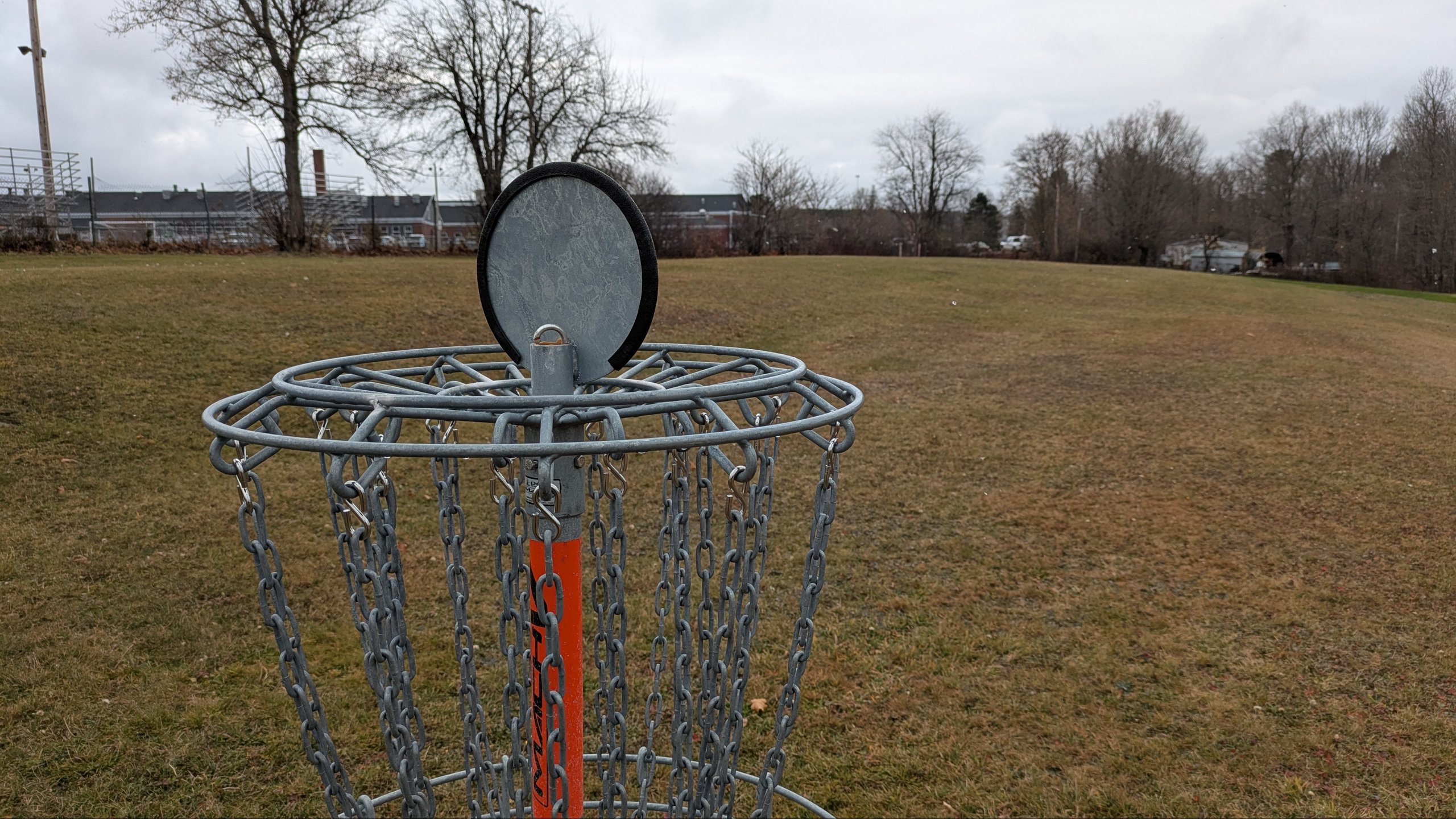 Basket for Hole 4 looking back toward Tee 4