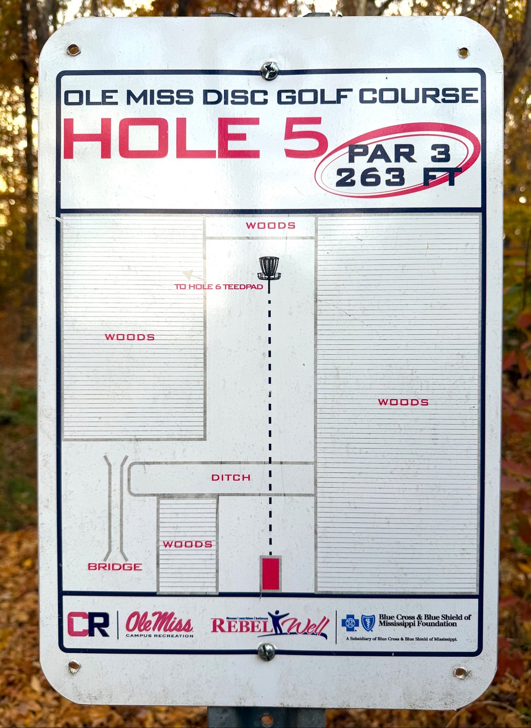 Hole 5 Sign