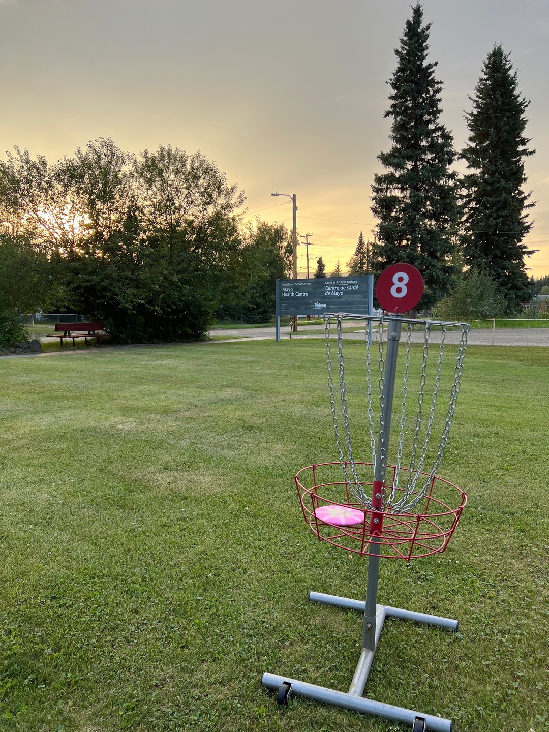 Hole 8 at the Mayo Health Centre
