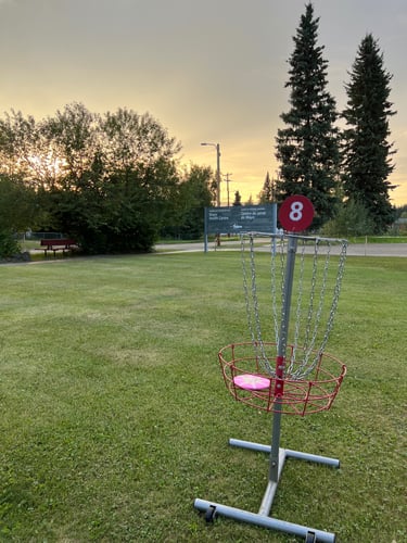 Hole 8 at the Mayo Health Centre