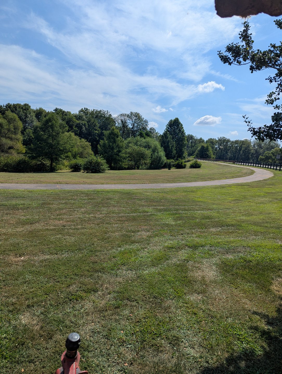 18's short position looking back toward the tee