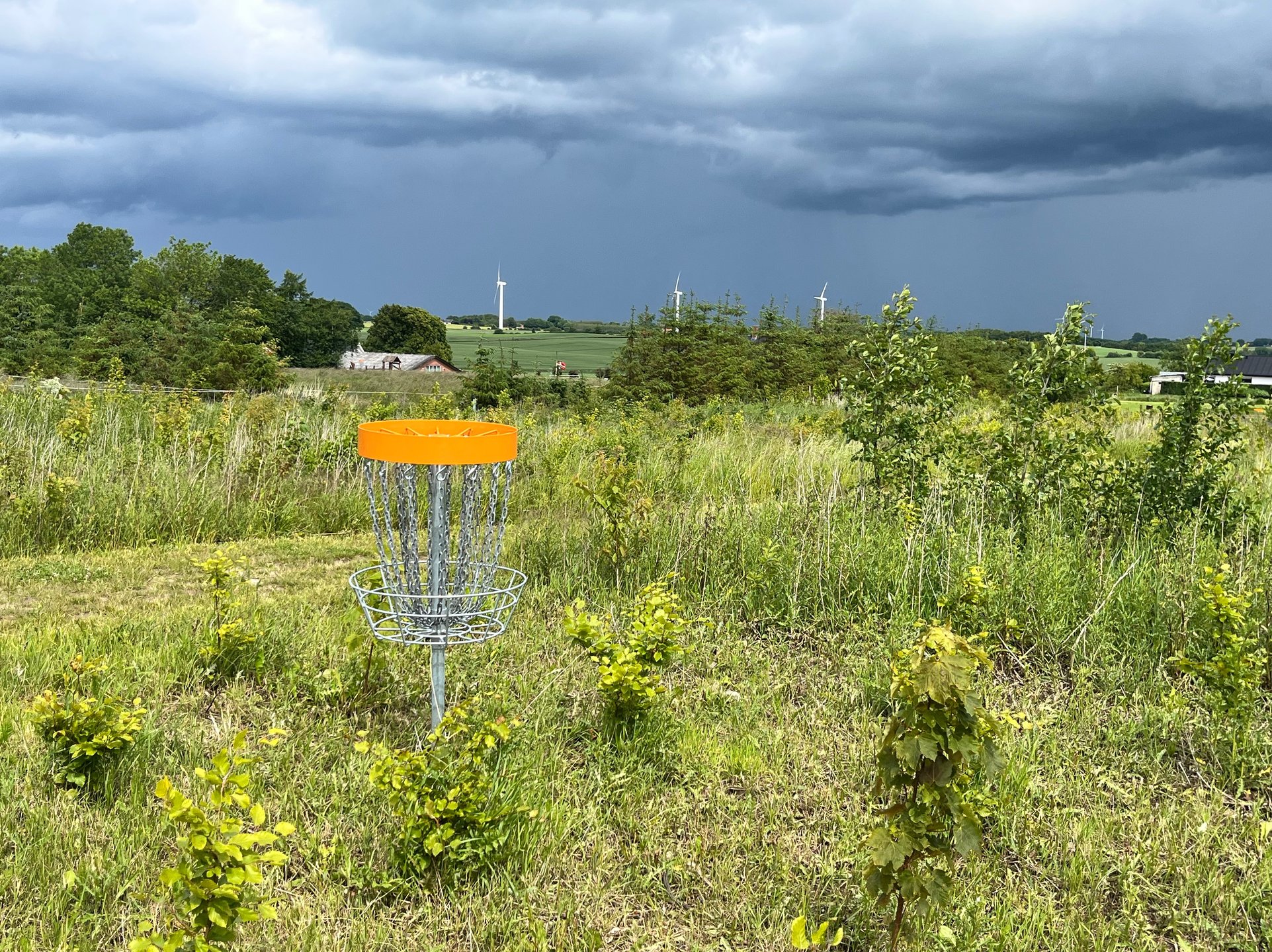 Scenic view at hole nr 3’s basket