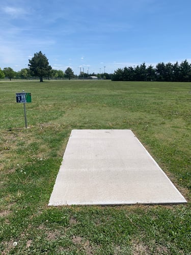 Hole 1 tee.