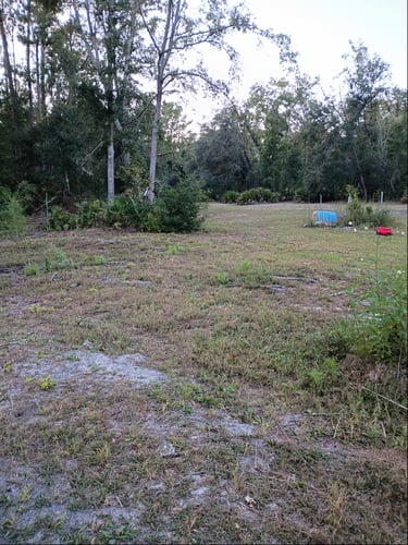 Hole 2 view from tee pad