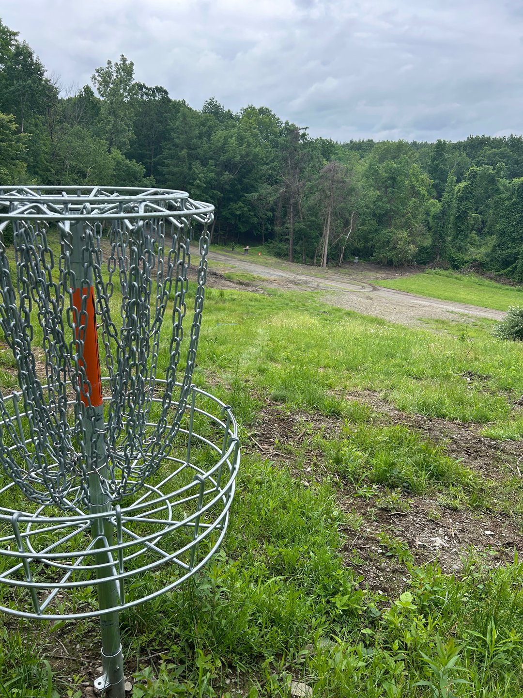 Hole 6 basket weekend layout 
Hole 9 basket weekday layout
