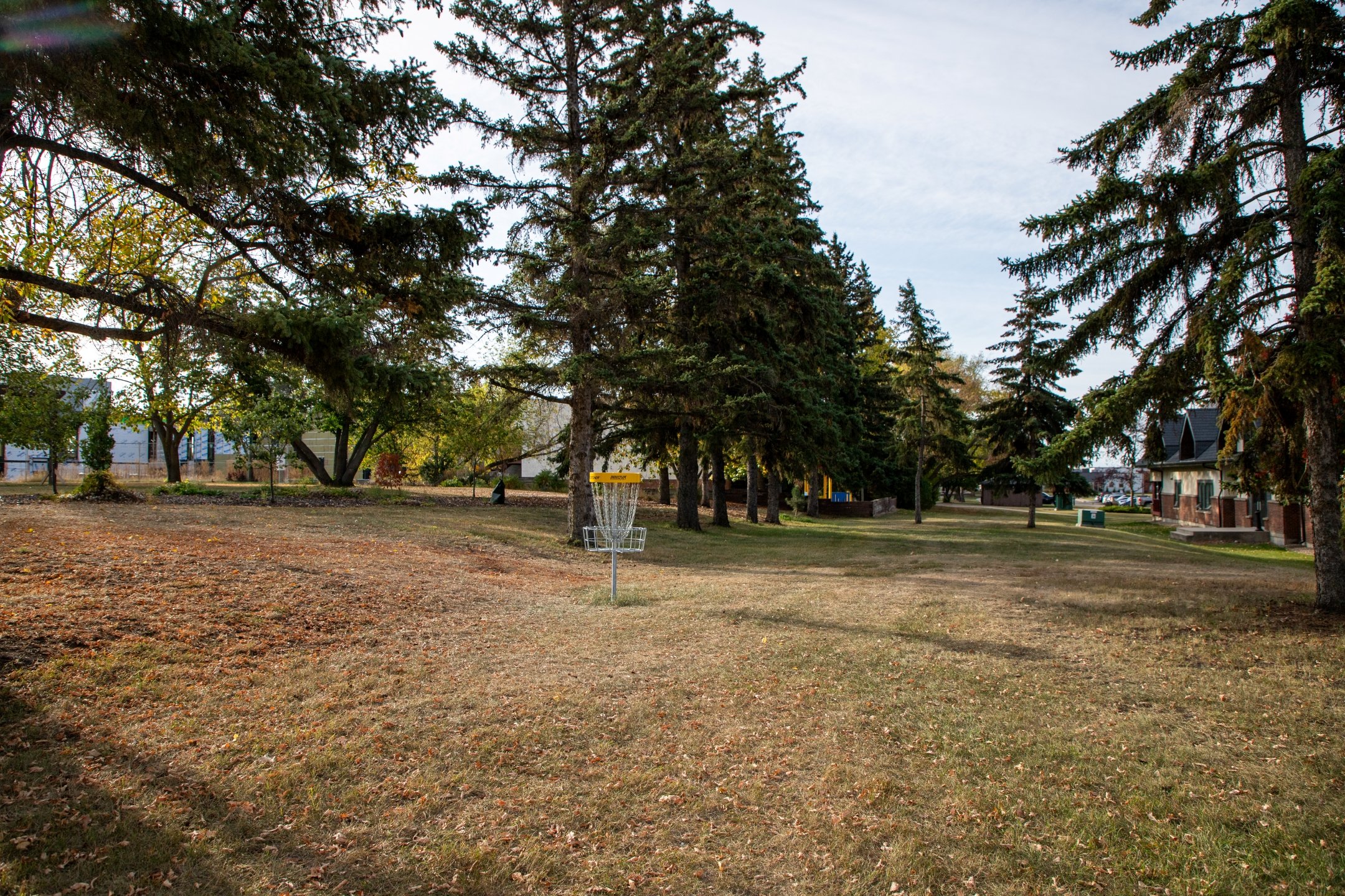 Hole 9's putting green