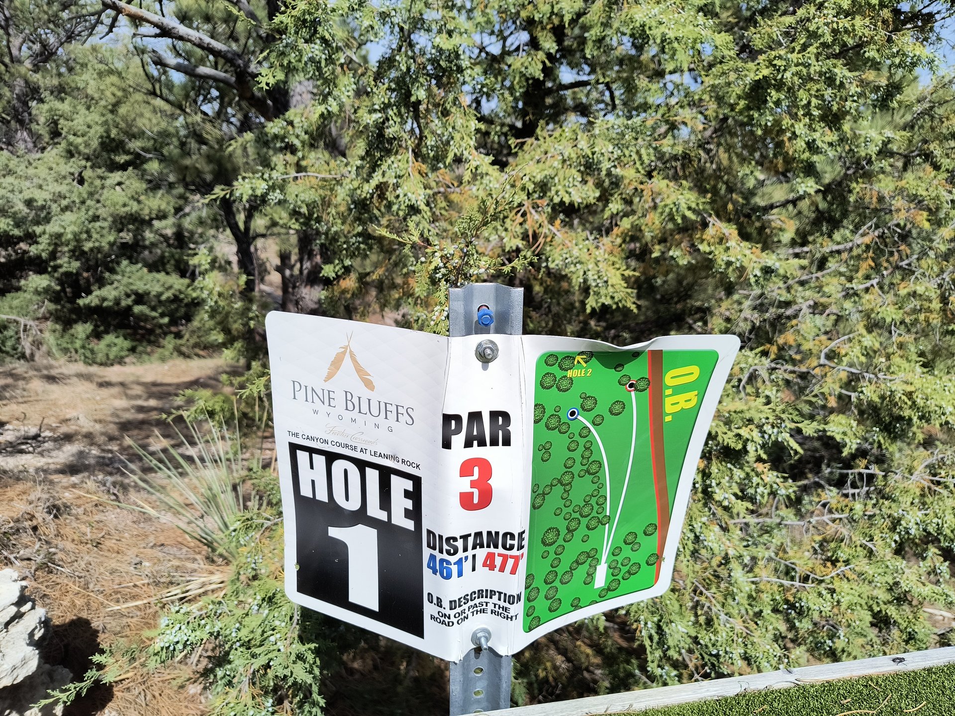 Working on new signs