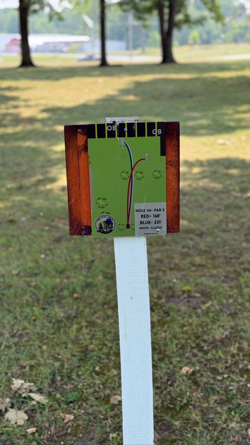 Hole map for #6