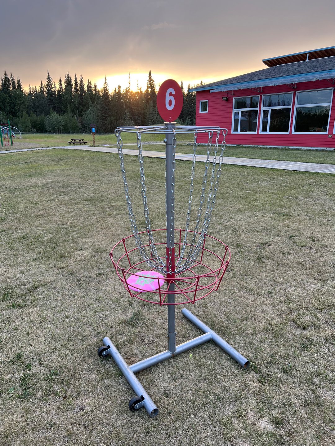 Hole 6 at sunset