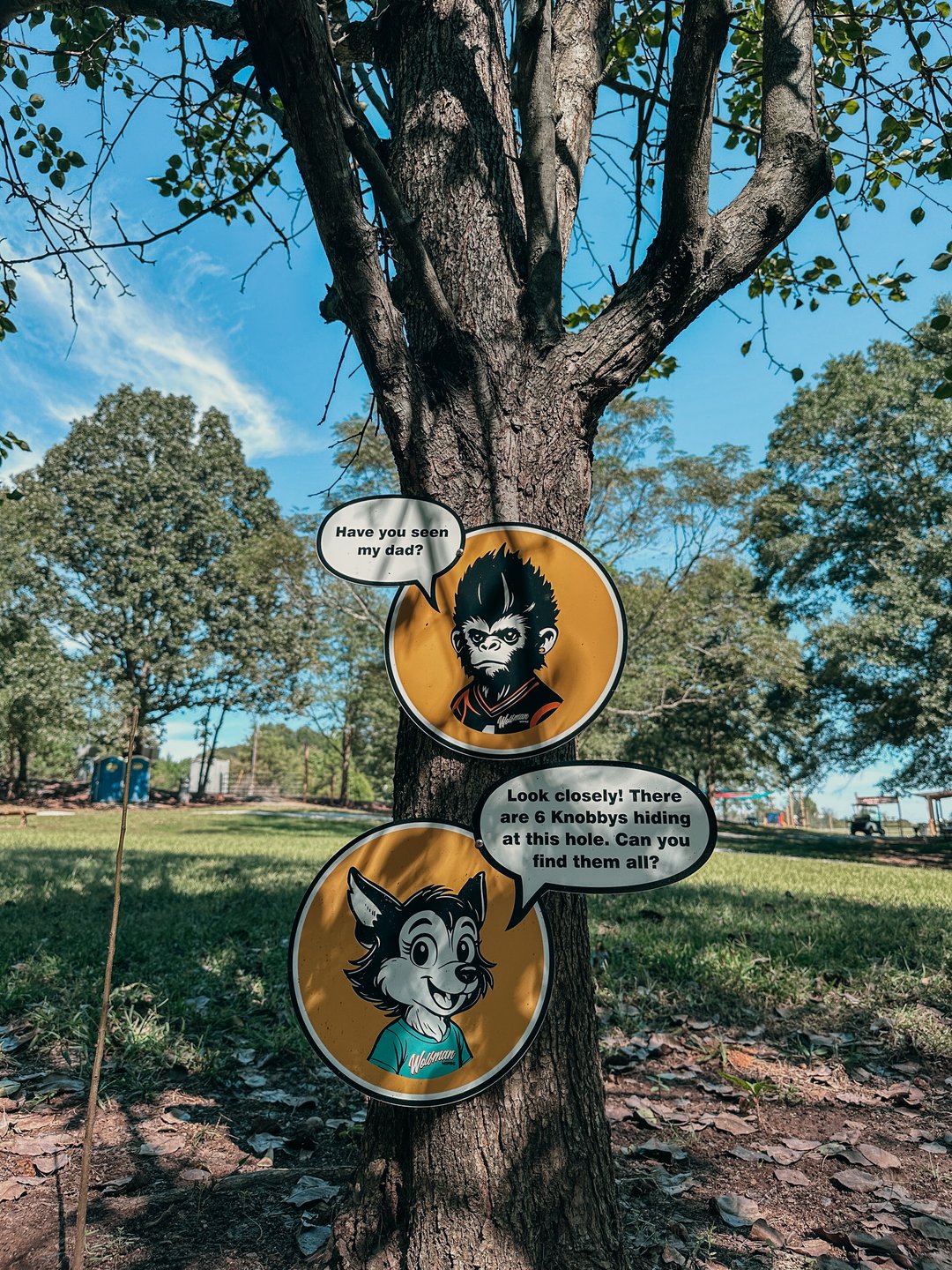Hole #7

Note: There are 6 Knobby's to find! 