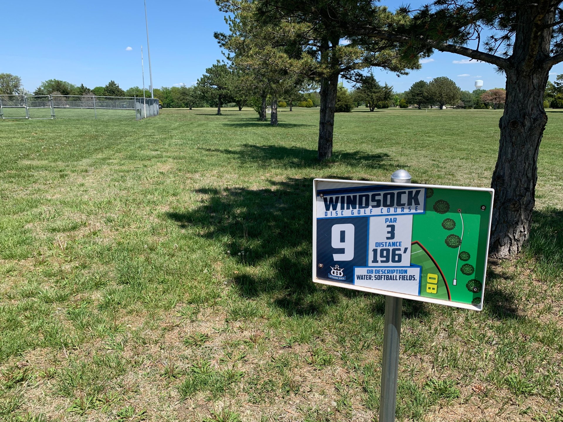 Hole 9 tee.
