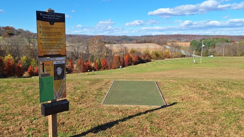 Hole 1 Tee Pad and Fairway