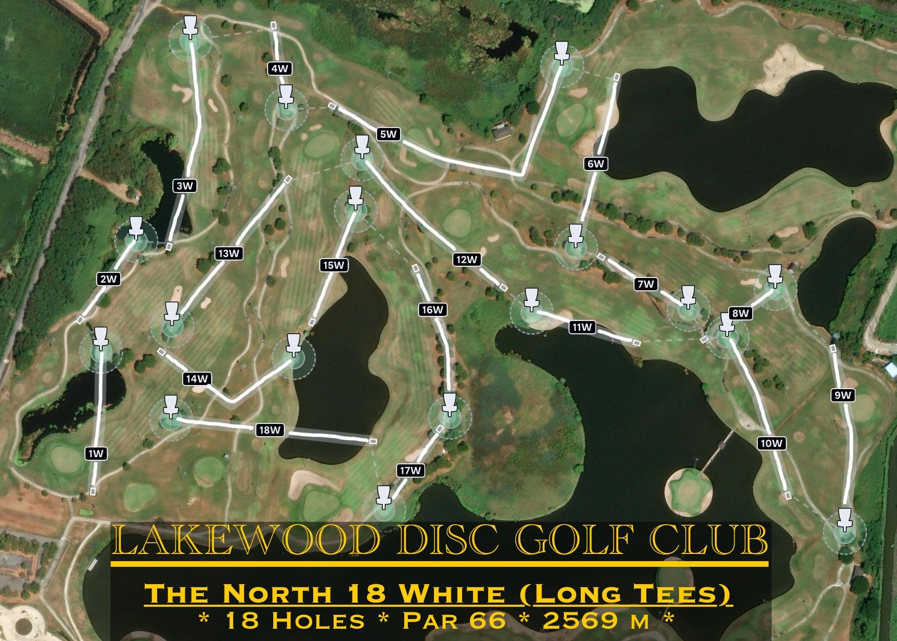 The North 18 White Course (Long Tees)