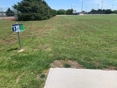 Hole 3 tee.