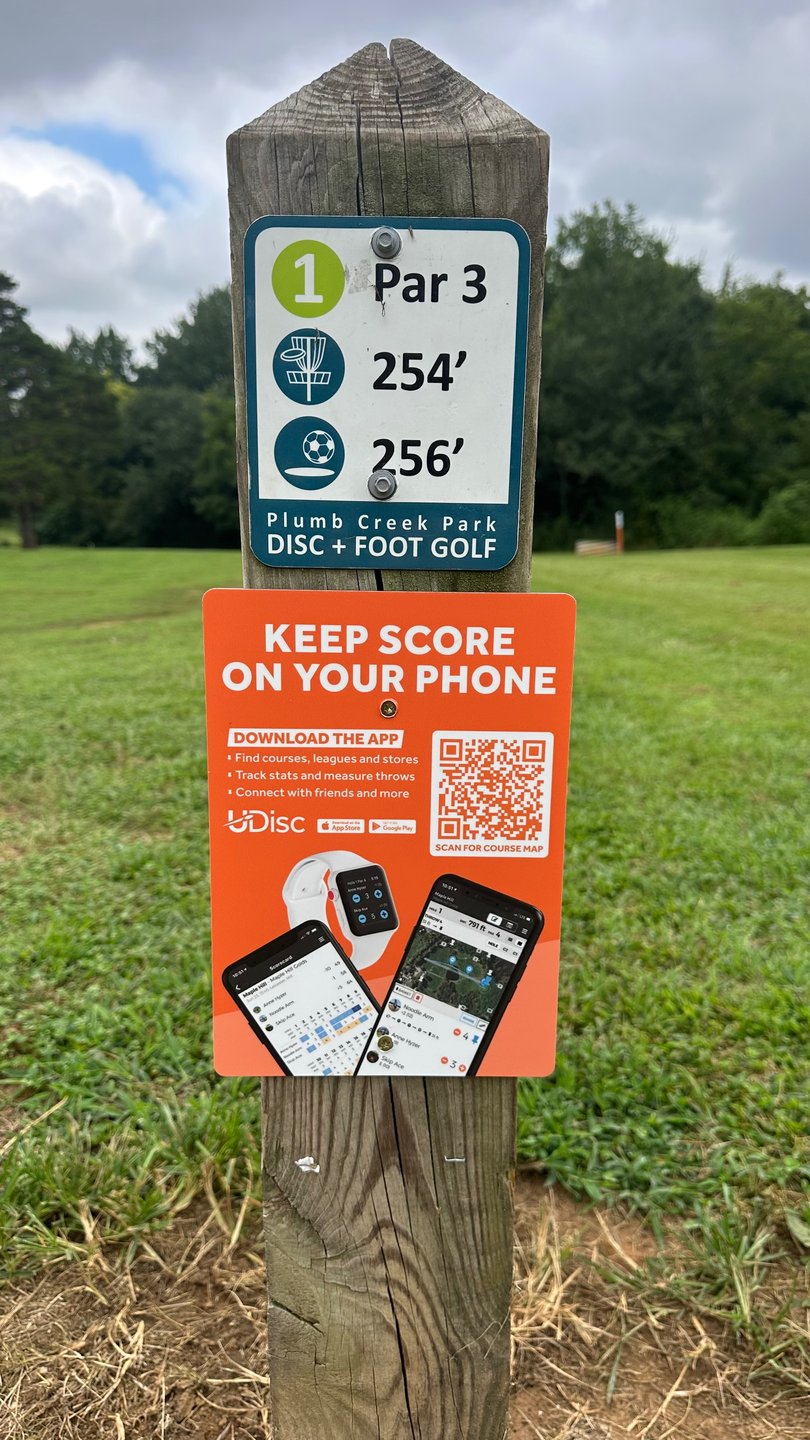 Udisc sign