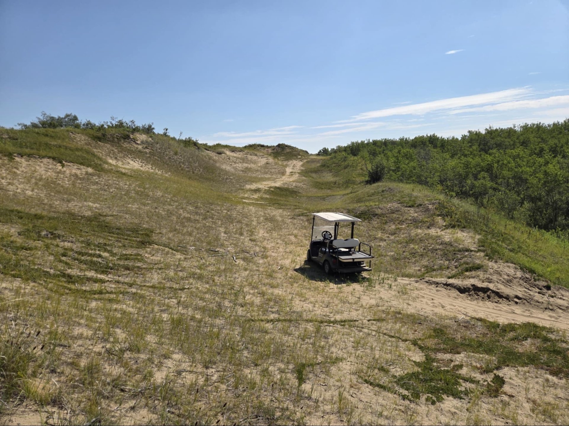 Golf cart path