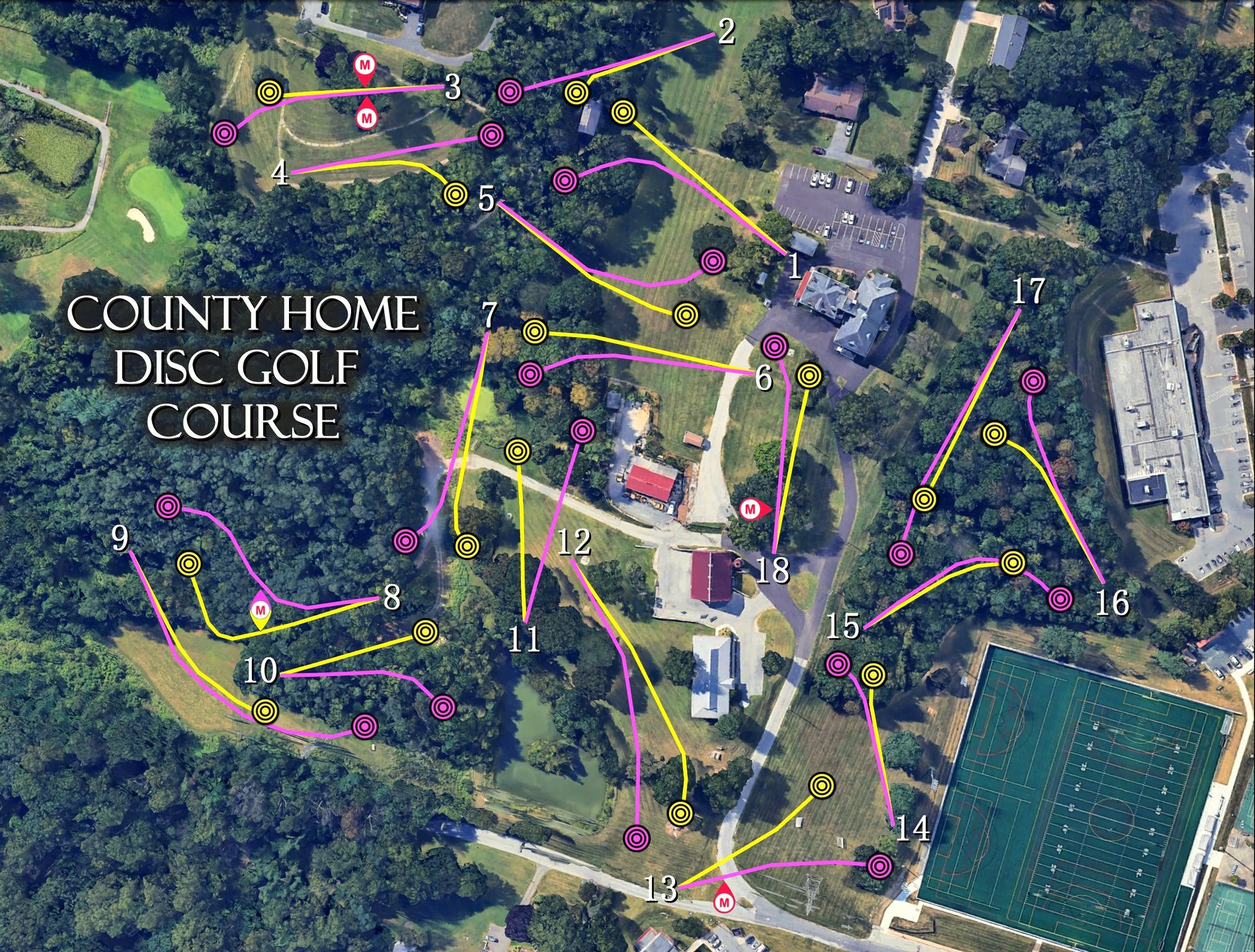 Current Course Map 9/10/2025