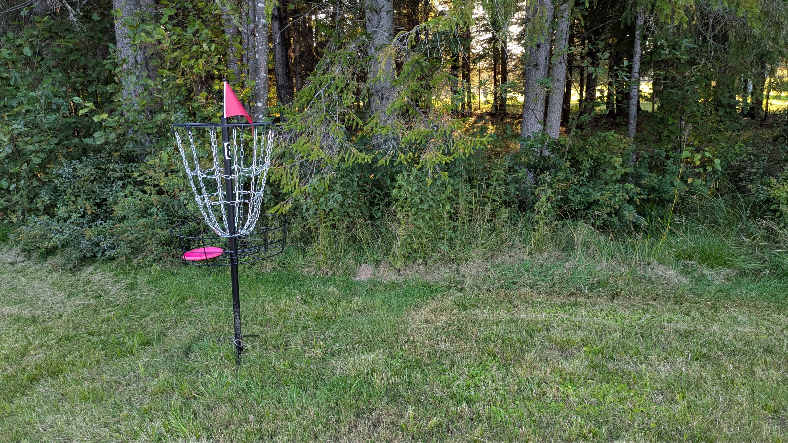 Hole 8 target
