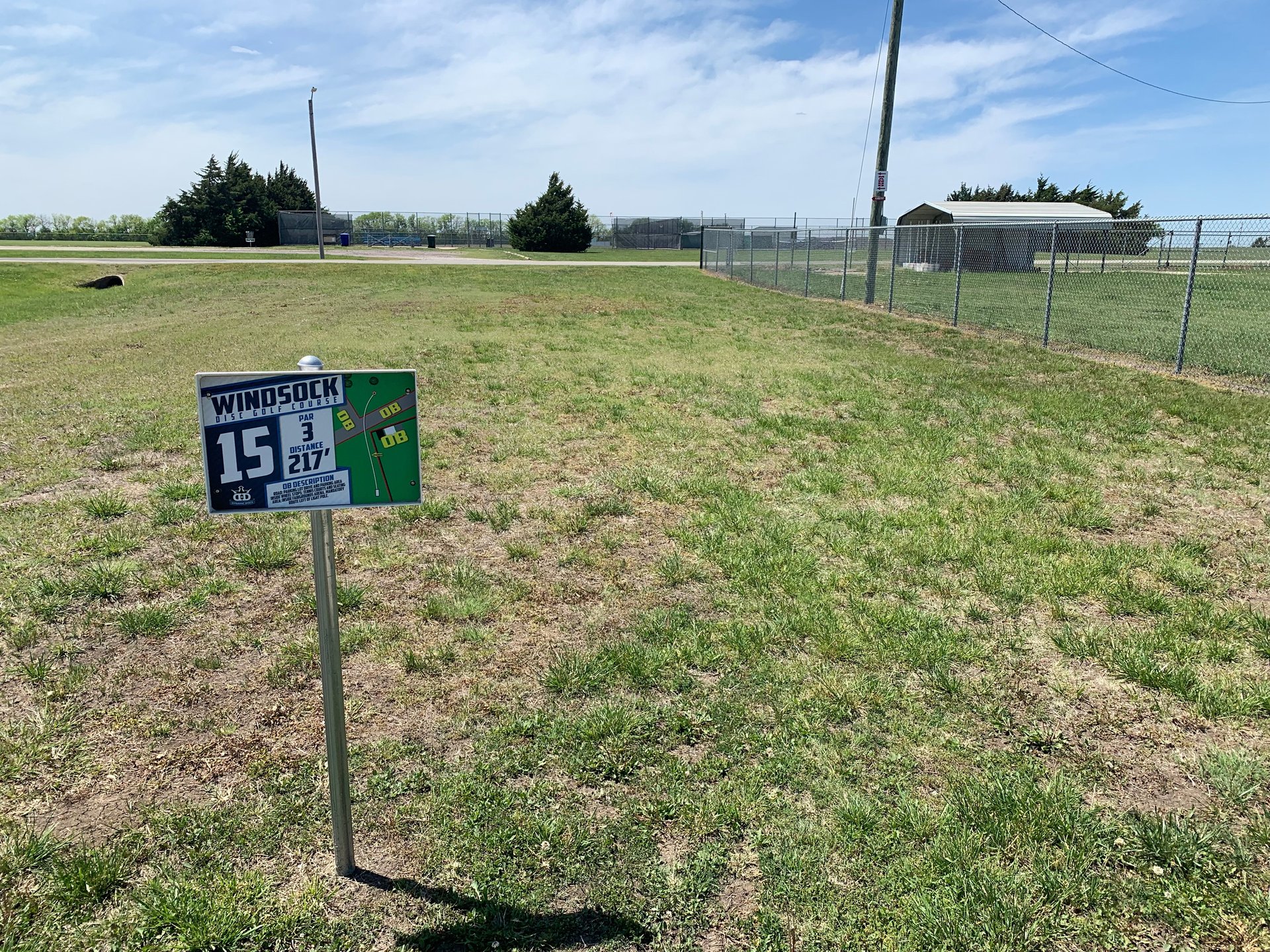 Hole 15 tee.
