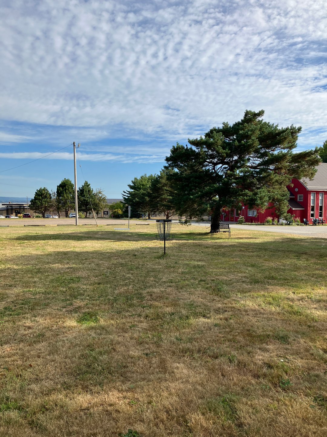 Hole 1 basket
