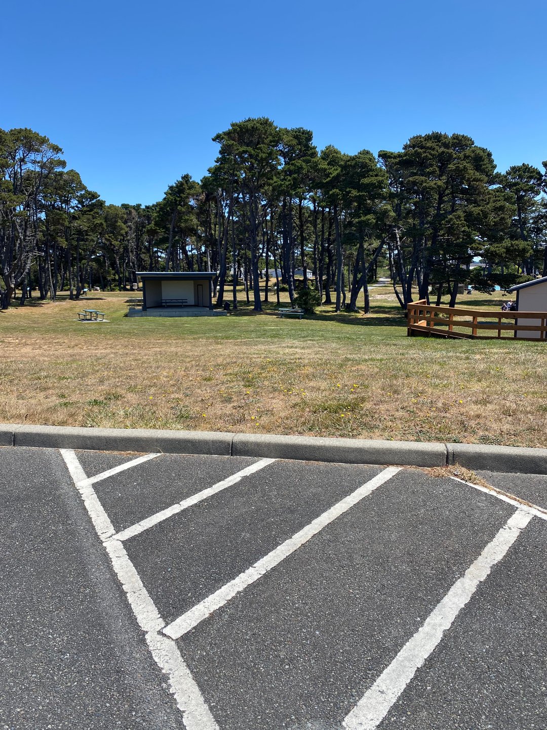 Tee pad for Hole 30A on the Bandon 30 layout.