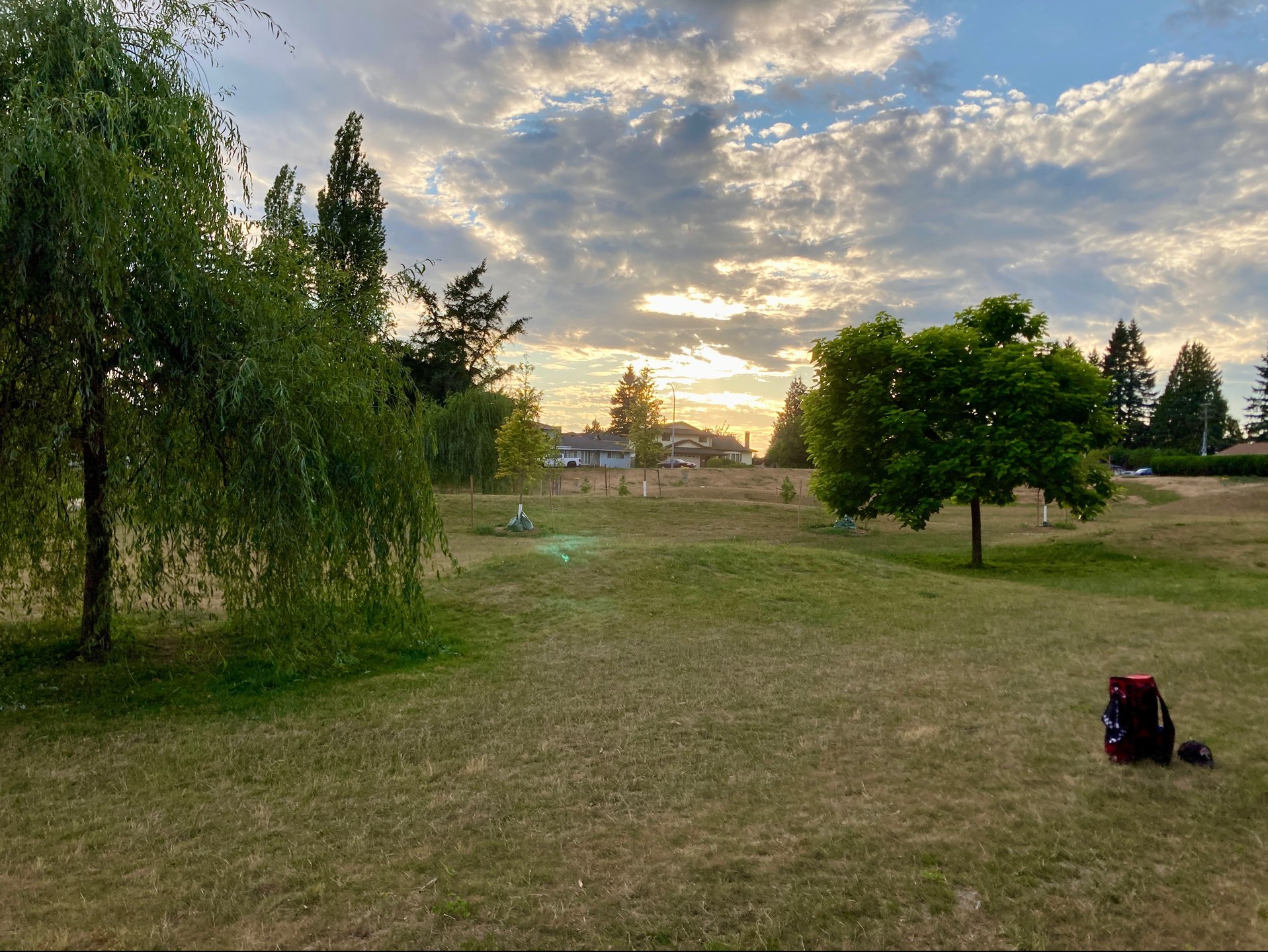 Sunset over the Bowl. 