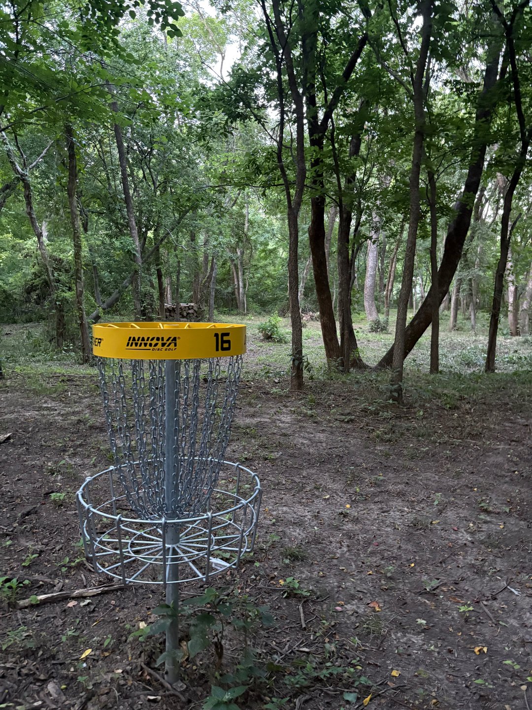 Looking back from the green on 16.