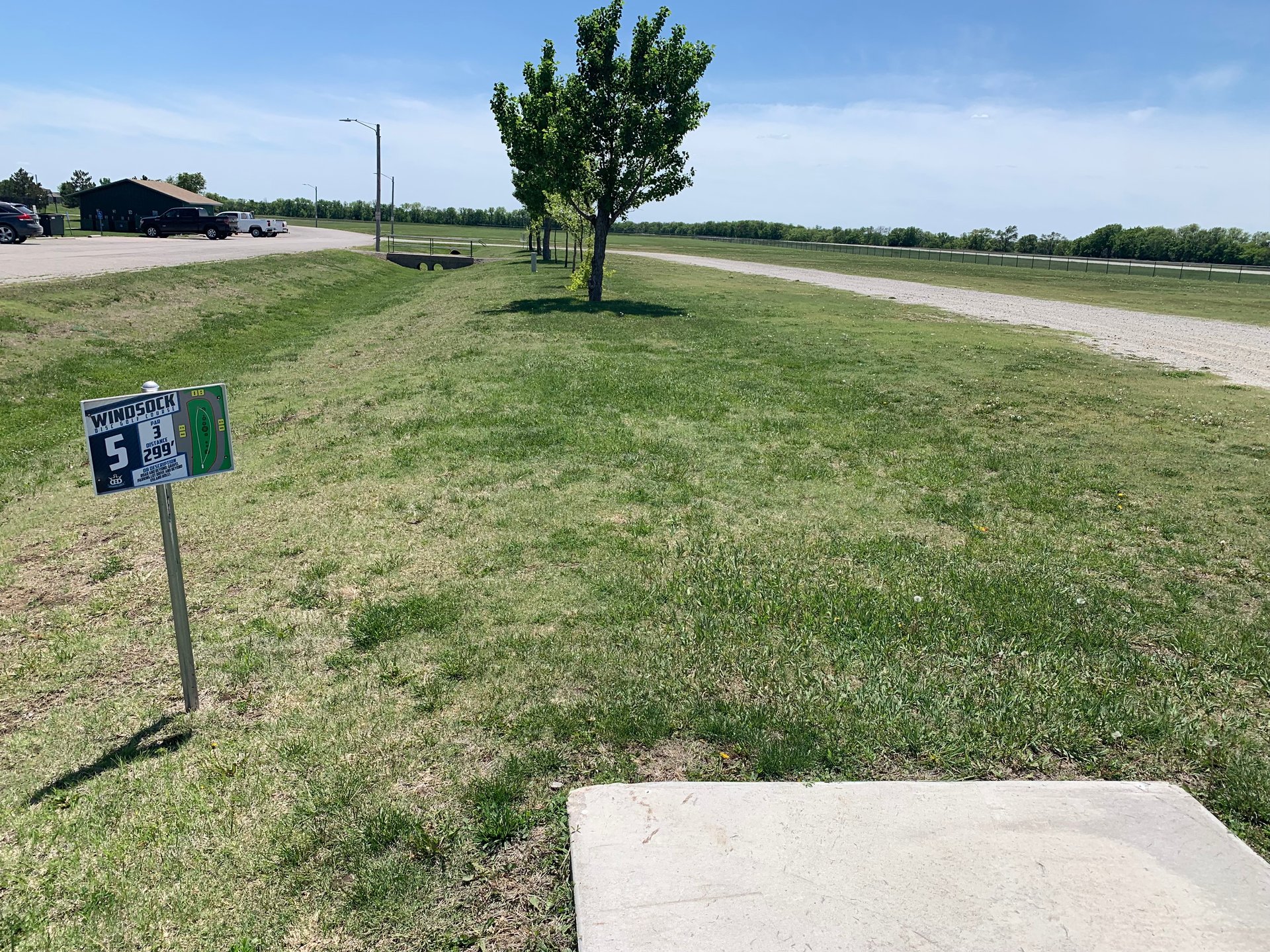 Hole 5 tee.