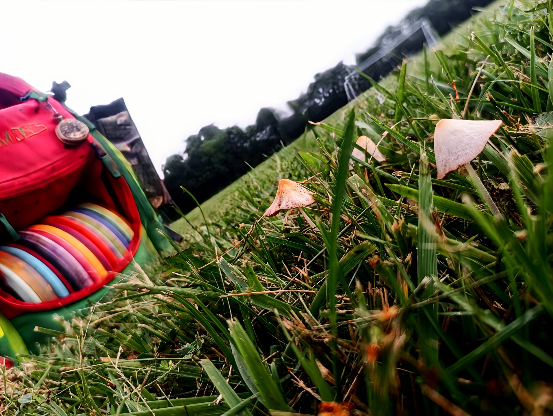By 3's pad, looking out over the soccer field.