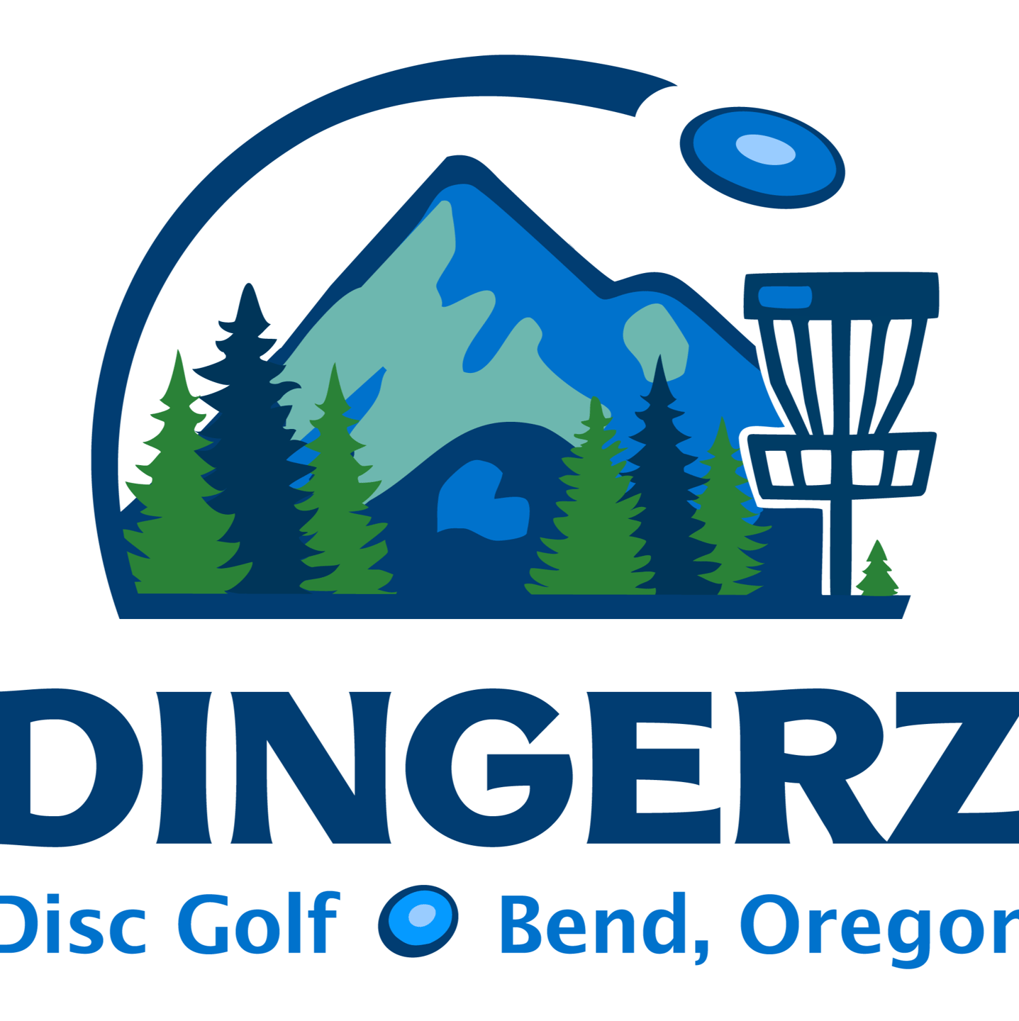 Dingerz Disc Golf logo
