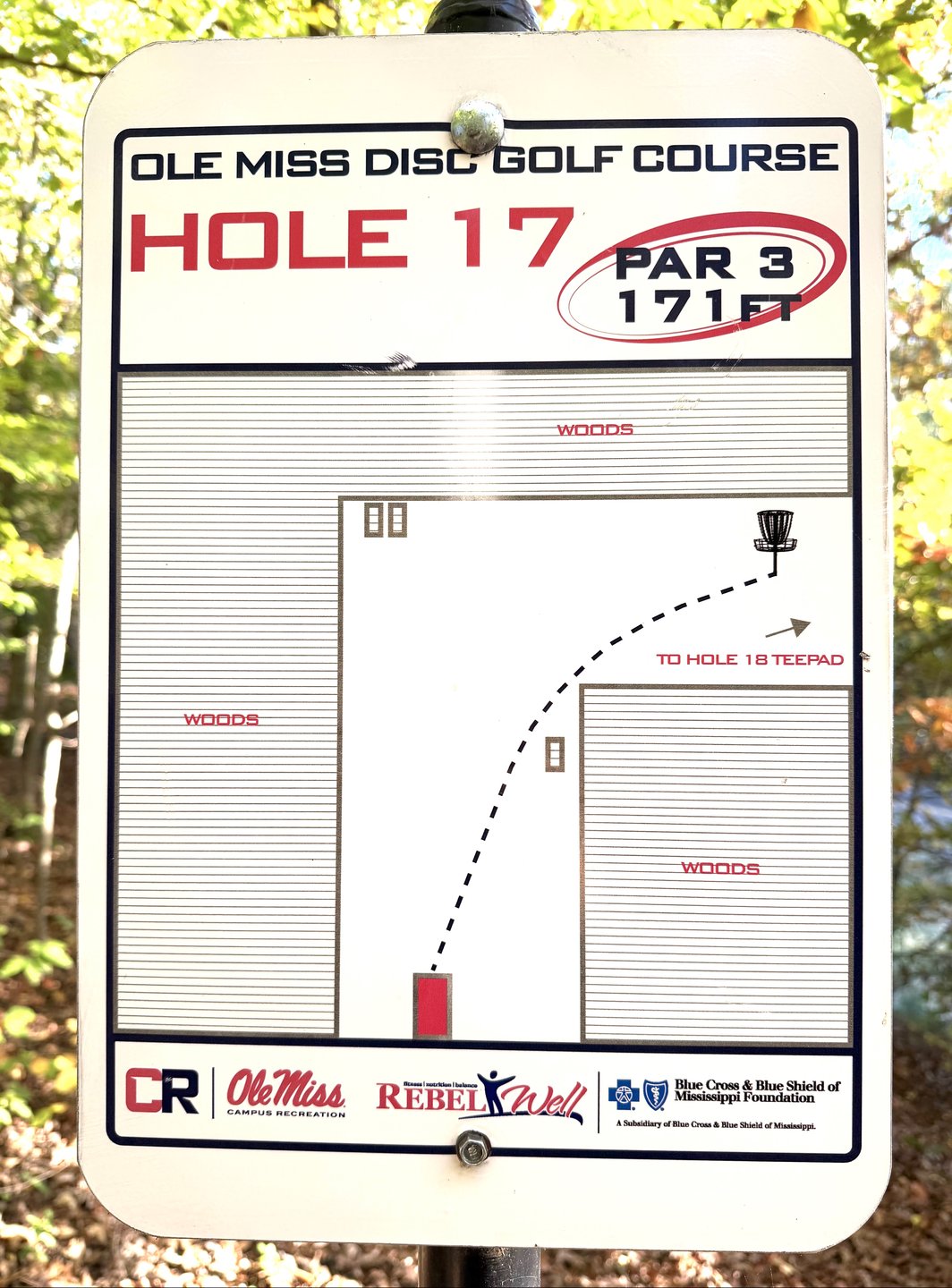 Hole 17 Sign
