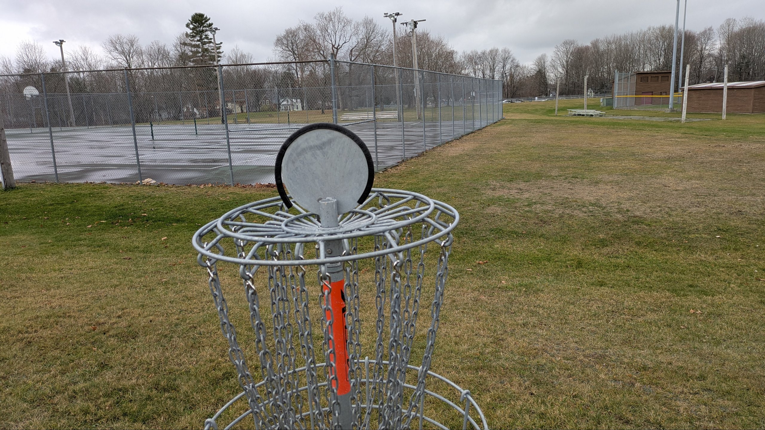 Basket for Hole 1 looking toward Tee 1