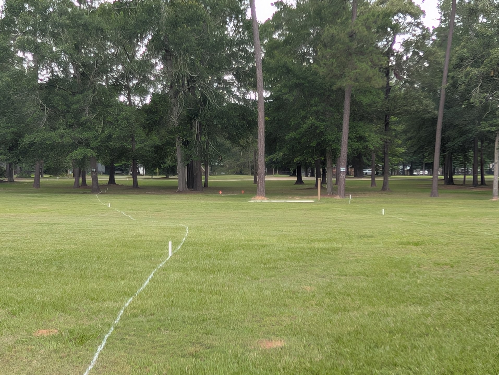 Hole 6 from the Tee.  Watch out for the Double Mando!