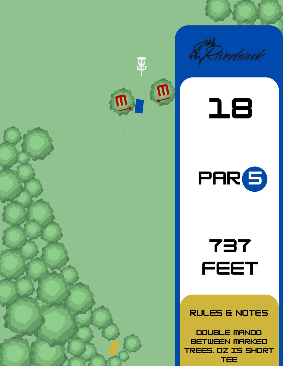 Tee Signs are under development. the blue tees will have tee signs starting November 22, with the gold tees getting them before the end of the year