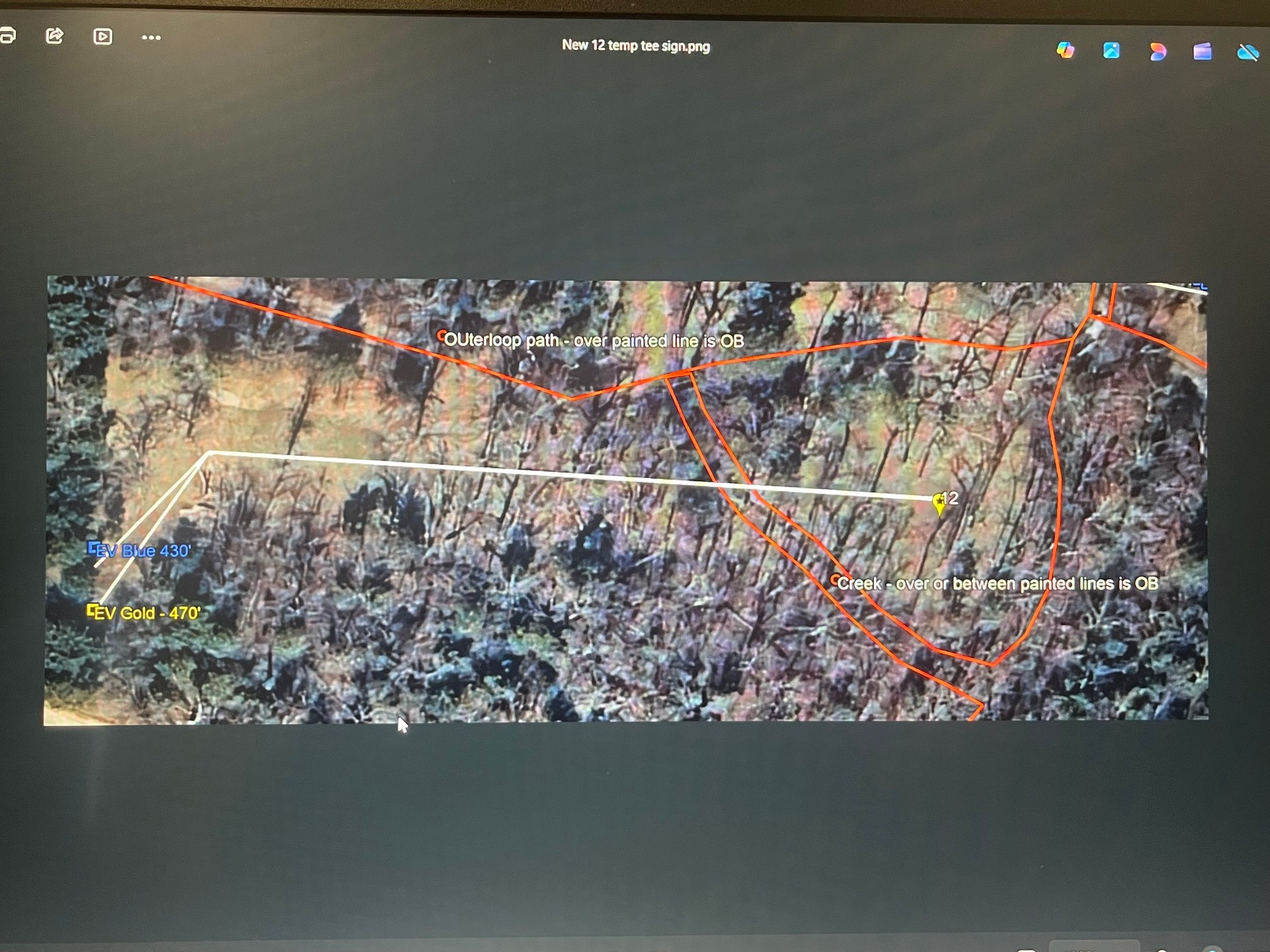 New hole 12 par 4